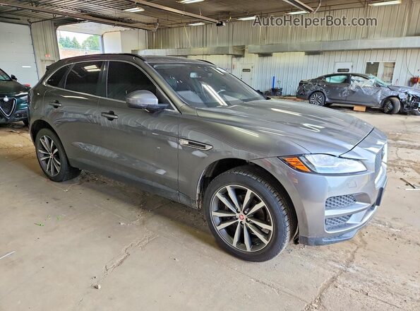SADCK2FN0JA293288 2018 JAGUAR F-PACE Gray წინა მარჯვენა