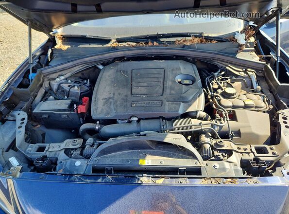 SADCK2FX2KA358807 2019 JAGUAR F-PACE Blue უკანა სალონის ხედი