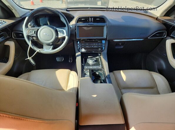 SADCK2FX2KA358807 2019 JAGUAR F-PACE Blue წინა პანელის ხედი