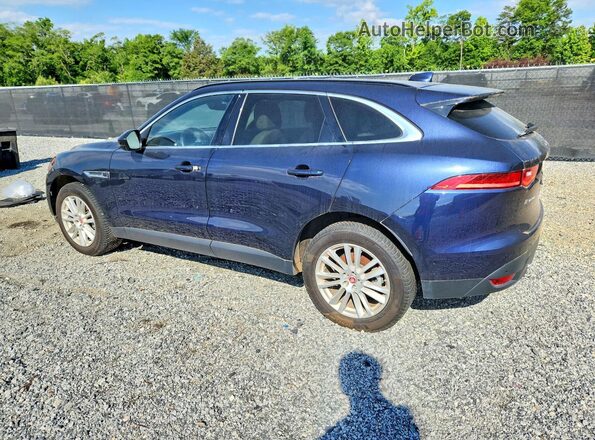 SADCK2FX2KA358807 2019 JAGUAR F-PACE Blue უკანა მარცხენა