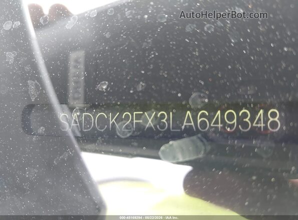 SADCK2FX3LA649348 2020 JAGUAR F-PACE White 