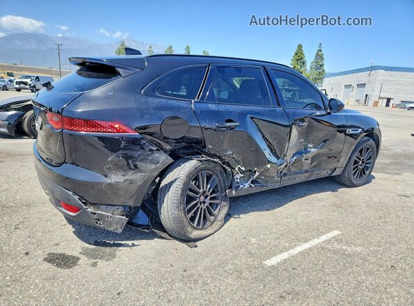 SADCK2FX7JA351284 2018 JAGUAR F-PACE Black Tył prawy
