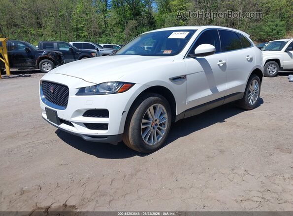SADCK2GX1KA392865 2019 JAGUAR F-PACE Белый Передняя левая четверть