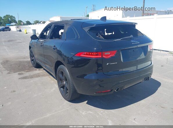SADCM2BV3HA063562 2017 JAGUAR F-PACE Black Tył lewy