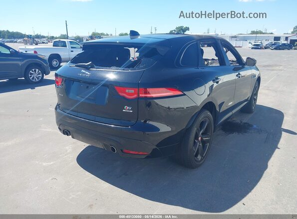 SADCM2BV3HA063562 2017 JAGUAR F-PACE Black Tył prawy