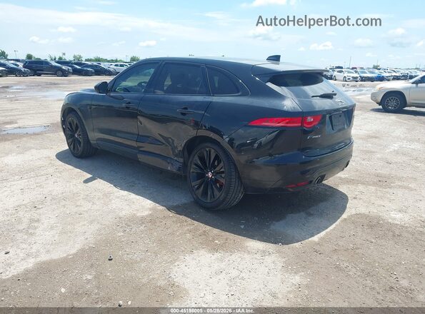SADCM2BV3HA099526 2017 JAGUAR F-PACE Black Tył lewy