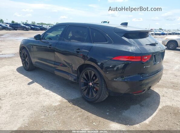 SADCM2BV3HA099526 2017 JAGUAR F-PACE Black Widok z przodu