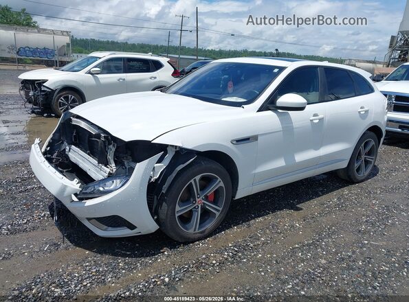 SADCM2BV9HA069494 2017 JAGUAR F-PACE Белый Передняя левая четверть