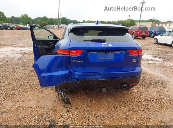 SADCM2FV6KA610227 2019 JAGUAR F-PACE Blue წინა ხედი