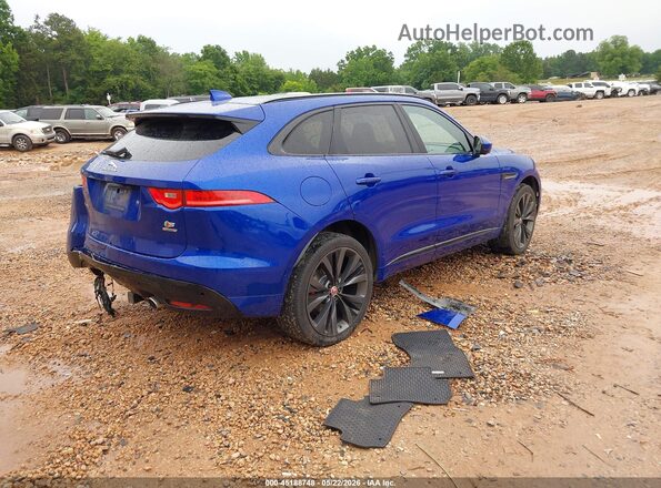 SADCM2FV6KA610227 2019 JAGUAR F-PACE Blue უკანა მარჯვენა