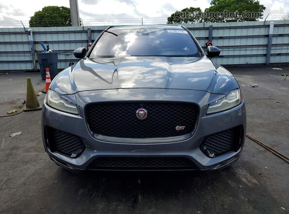 SADCM2FV8KA357623 2019 JAGUAR F-PACE Gray Vista frontal