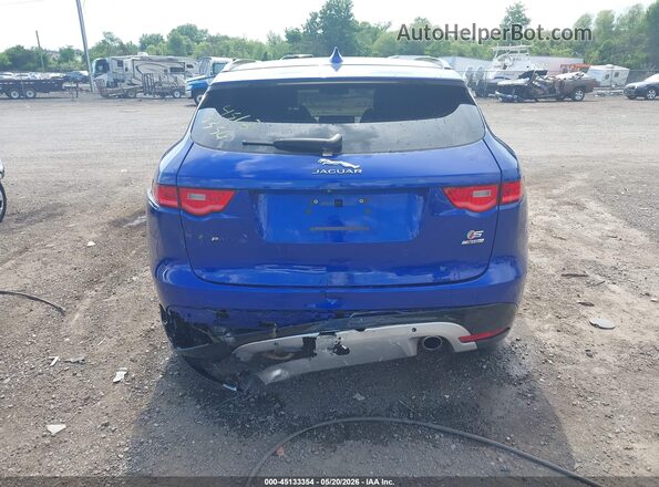 SADCM2FVXJA246022 2018 JAGUAR F-PACE Синий Вид спереди