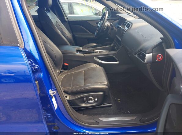 SADCM2FVXJA246022 2018 JAGUAR F-PACE Синий Вид салона спереди