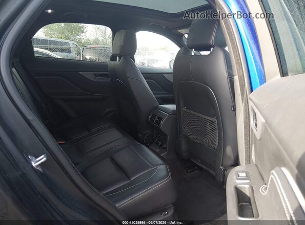 SADCM2FVXJA246313 2018 JAGUAR F-PACE Blue VIN კოდის სტიკერის ხედი