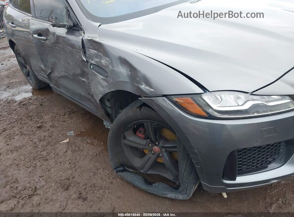 SADCM2FVXKA358126 2019 JAGUAR F-PACE Gray წინა ხედი