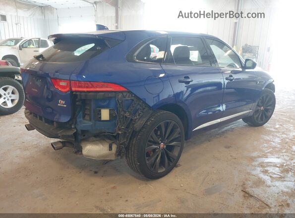 SADCP2BV0HA050436 2017 JAGUAR F-PACE Синий Задняя правая четверть