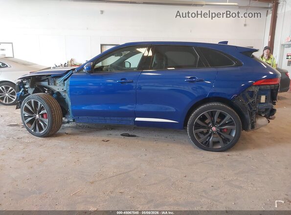 SADCP2BV0HA050436 2017 JAGUAR F-PACE Синий Панорамный вид салона 360°