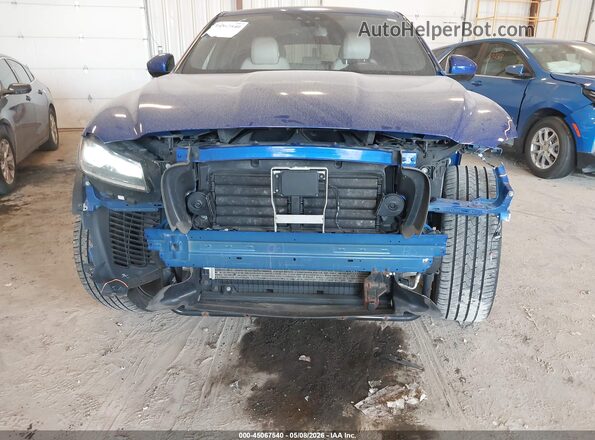SADCP2BV0HA050436 2017 JAGUAR F-PACE Синий Вид спереди