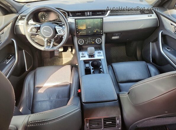 SADCT2EX2RA731658 2024 JAGUAR F-PACE Gray Вид панелі приладів