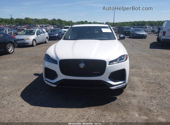 SADCT2EX7RA735897 2024 JAGUAR F-PACE White Widok zestawu wskaźników