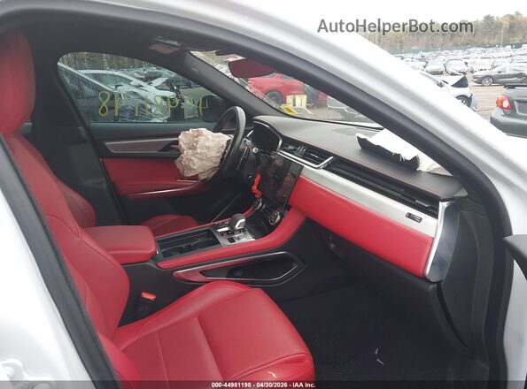 SADCT2FU2MA681986 2021 JAGUAR F-PACE White Вид салону спереду