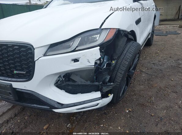 SADCT2FU2MA681986 2021 JAGUAR F-PACE White Вид спереду