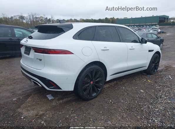 SADCT2FU2MA681986 2021 JAGUAR F-PACE White Задня права чверть