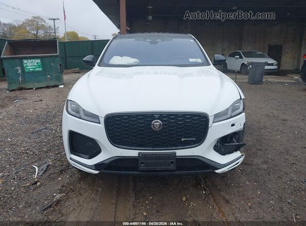 SADCT2FU2MA681986 2021 JAGUAR F-PACE White Вид задньої частини салону