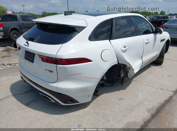 SADCT2FU9NA693439 2022 JAGUAR F-PACE White უკანა მარჯვენა