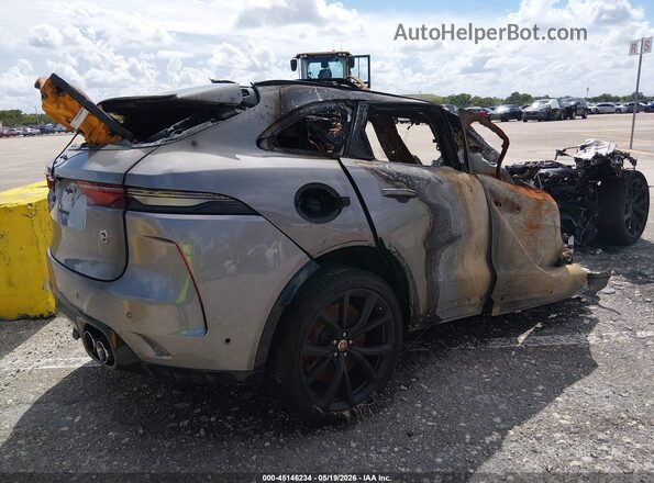 SADCZ2EE0NA690678 2022 JAGUAR F-PACE Gray Rear right