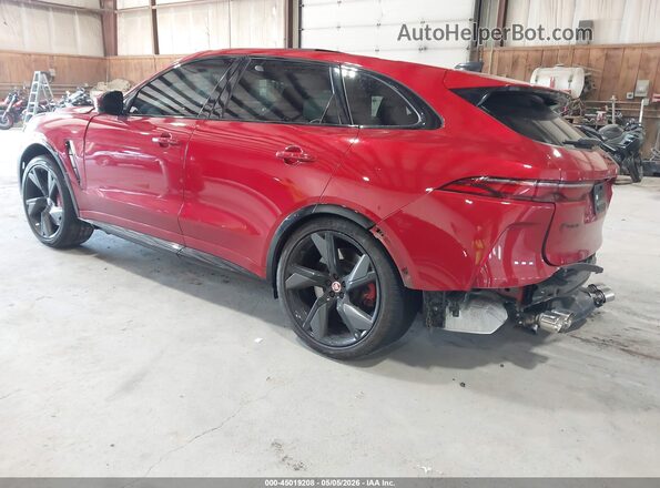 SADCZ2EE0NA702229 2022 JAGUAR F-PACE Red Tył lewy