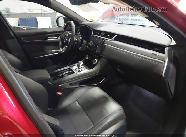 SADCZ2EE0NA702229 2022 JAGUAR F-PACE Red Widok wnętrza z przodu