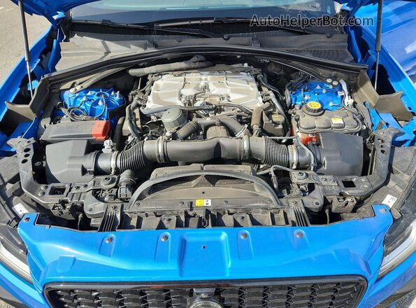 SADCZ2EE0RA739609 2024 JAGUAR F-PACE Blue Շարժիչի բաժամունքի տեսք