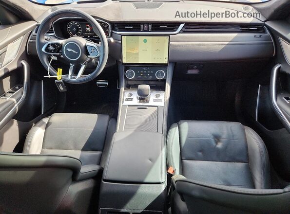 SADCZ2EE0RA739609 2024 JAGUAR F-PACE Blue Առջևի վահանակի տեսք