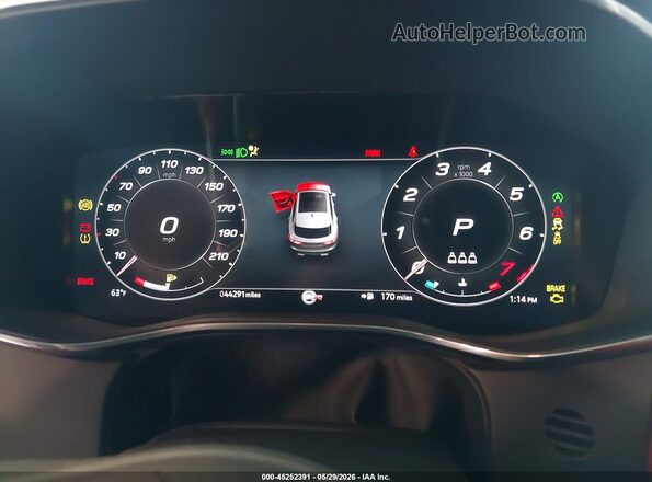 SADCZ2EE3NA697768 2022 JAGUAR F-PACE Black Հետևի նստատեղերի տեսք