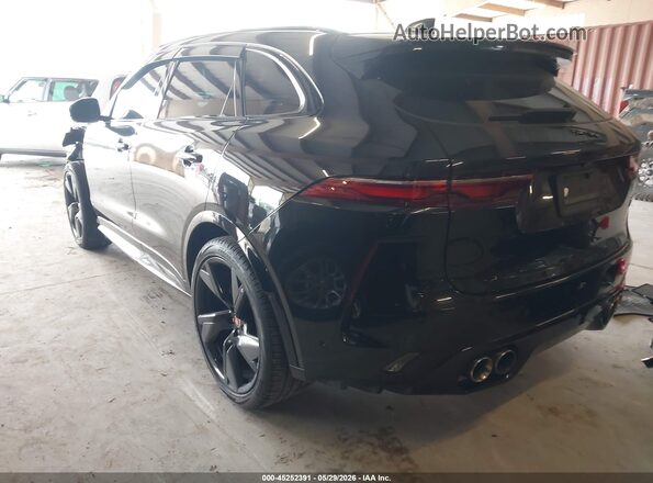 SADCZ2EE3NA697768 2022 JAGUAR F-PACE Black Հետևի ձախ