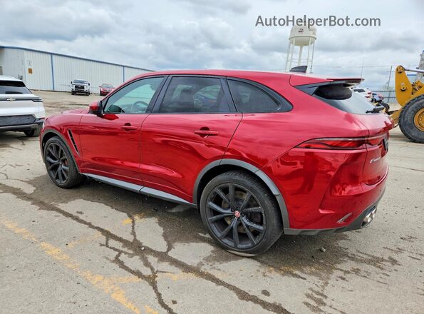 SADCZ2EE6MA669395 2021 JAGUAR F-PACE Red Tył lewy