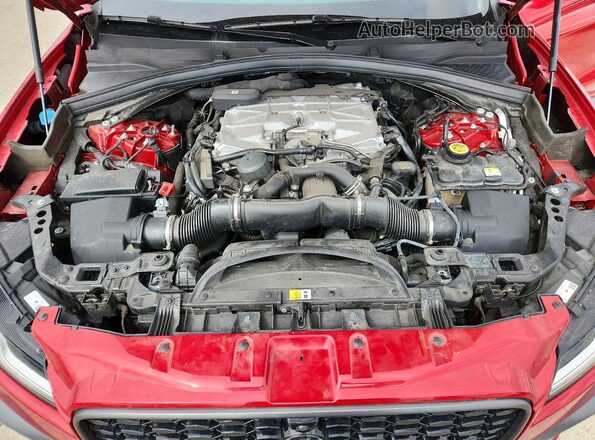 SADCZ2EE6MA669395 2021 JAGUAR F-PACE Red Widok komory silnika
