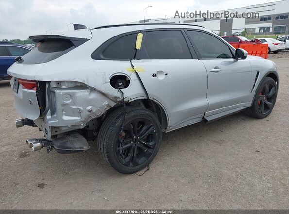 SADCZ2EE7MA688828 2021 JAGUAR F-PACE Silver Задня права чверть