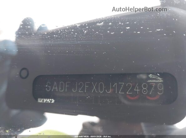 SADFJ2FX0J1Z24879 2018 JAGUAR E-PACE Gray Widok komory silnika