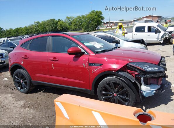 SADFJ2FX0K1Z73923 2019 JAGUAR E-PACE Красный Панорамный вид салона 360°