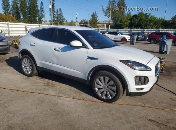 SADFJ2FX1J1Z01675 2018 JAGUAR E-PACE White Przód prawy