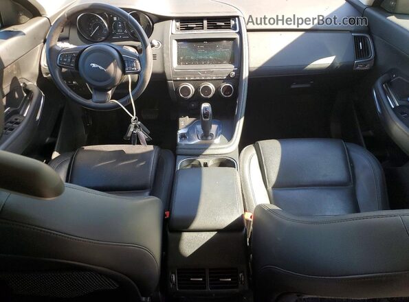 SADFJ2FX5K1Z51433 2019 JAGUAR E-PACE Silver Dashboard view