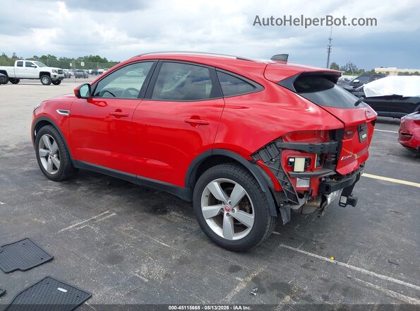 SADFK2FX5L1Z82065 2020 JAGUAR E-PACE Red Задня ліва чверть