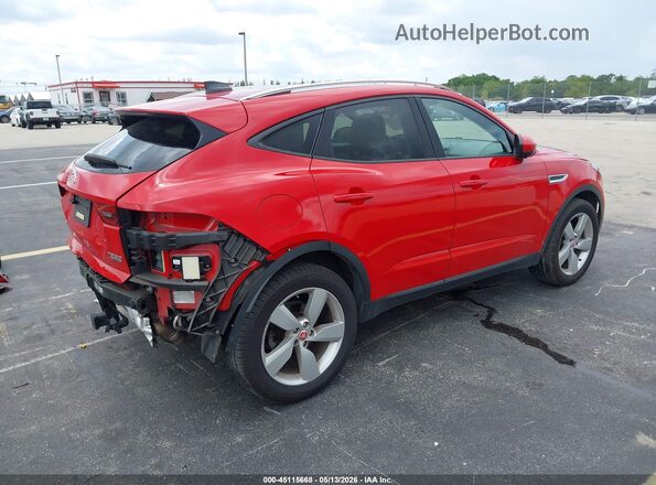 SADFK2FX5L1Z82065 2020 JAGUAR E-PACE Red Задня права чверть