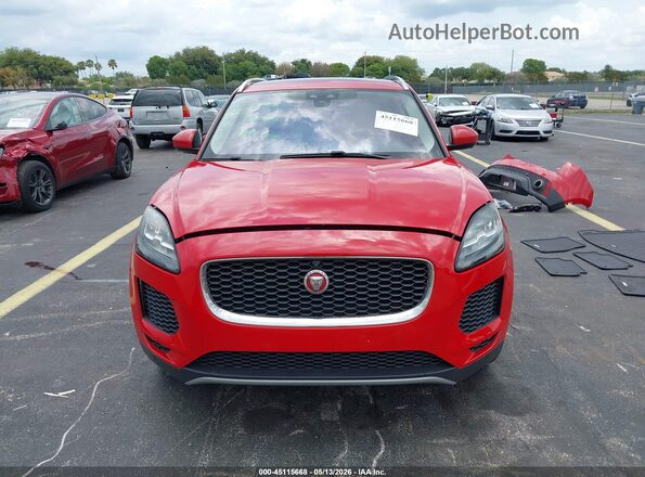 SADFK2FX5L1Z82065 2020 JAGUAR E-PACE Red Вид задньої частини салону