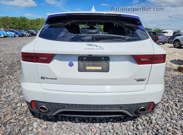 SADFK2FX7J1Z05694 2018 JAGUAR E-PACE White Widok z tyłu