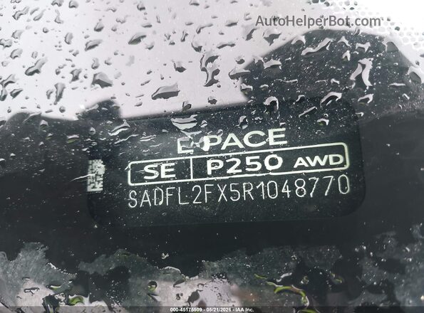 SADFL2FX5R1048770 2024 JAGUAR E-PACE White 