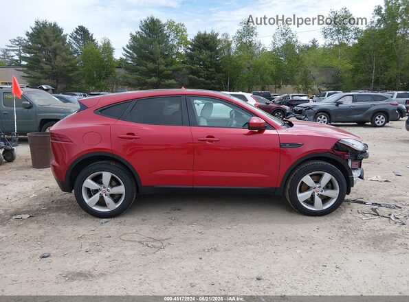 SADFP2FX0L1Z80225 2020 JAGUAR E-PACE Red Vista interior trasera
