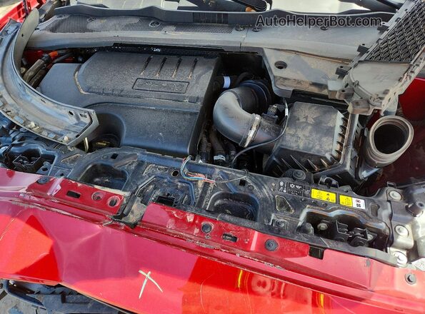 SADFP2FX1N1031074 2022 JAGUAR E-PACE Red Engine compartment view